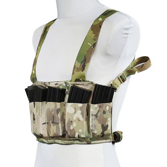 Niskoprofilowa kamizelka Emerson Speed Chest Rig - Arid MC Camo