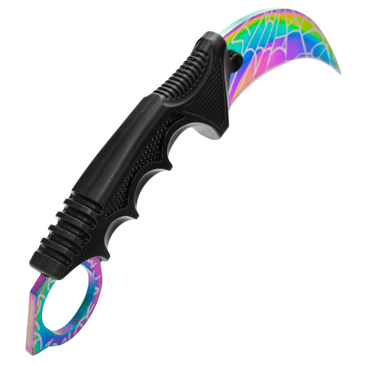 Nóż Karambit CS:GO - Spider Web Rainbow