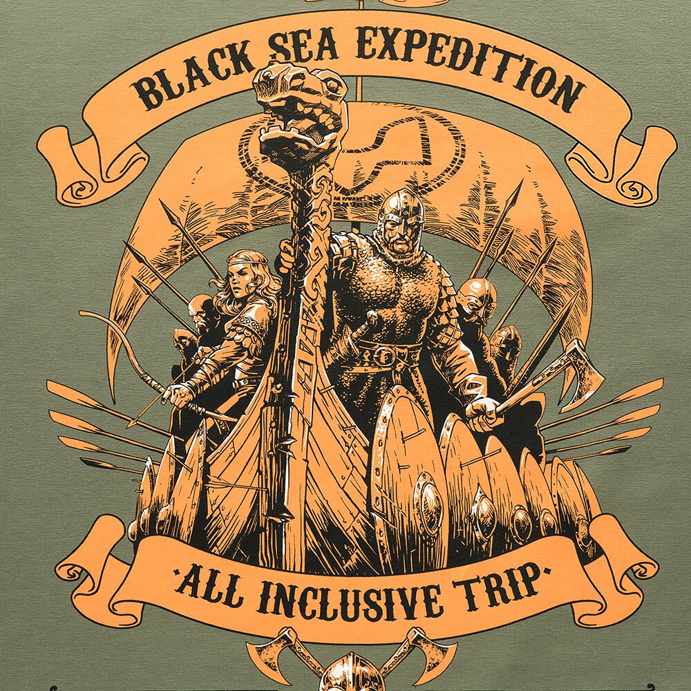 Koszulka T-shirt M-Tac Black Sea Expedition - Light Olive