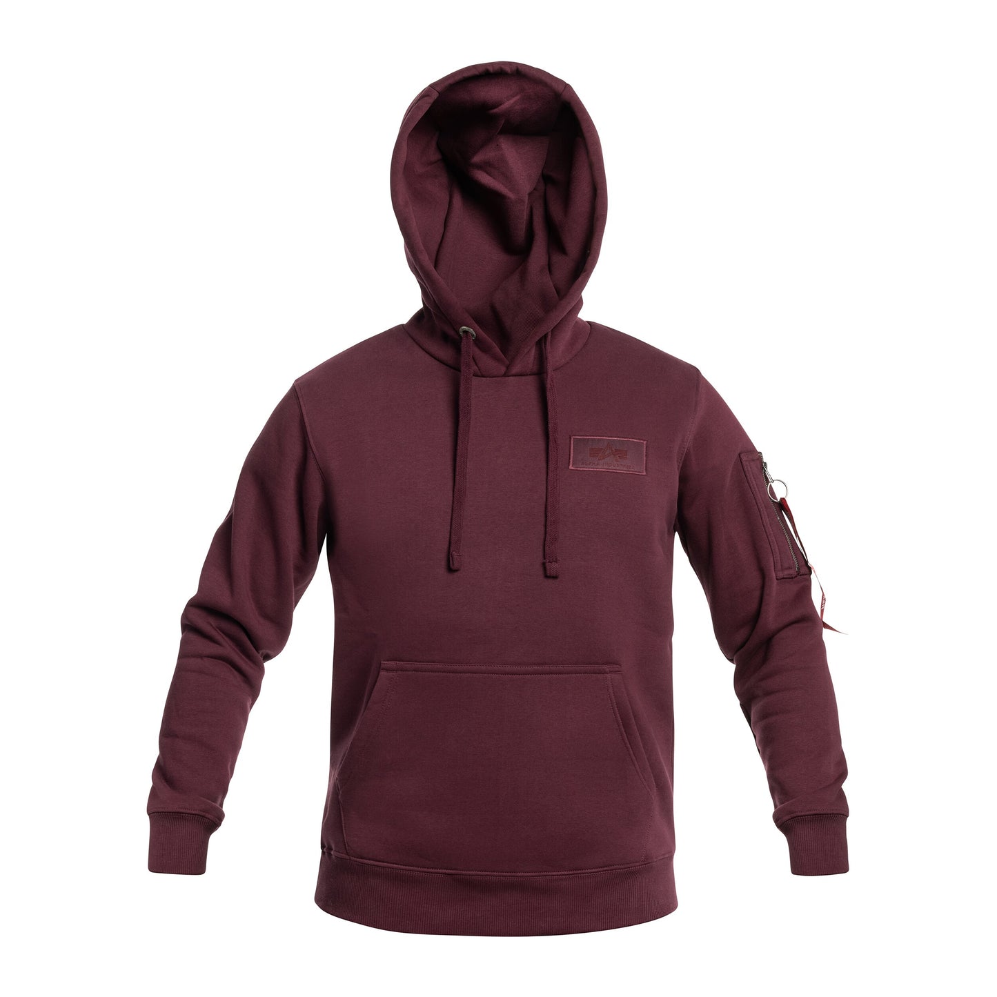 Bluza Alpha Industries Back Print Hoody - Dark Cherry