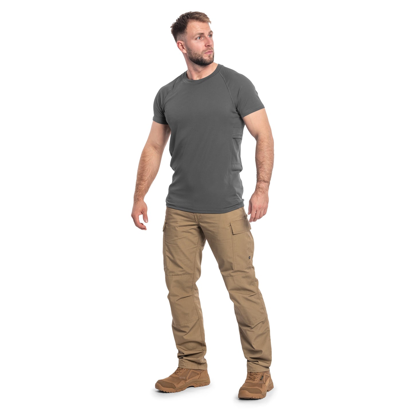 Koszulka termoaktywna Helikon Quickly Dry Functional K/R - Shadow Grey