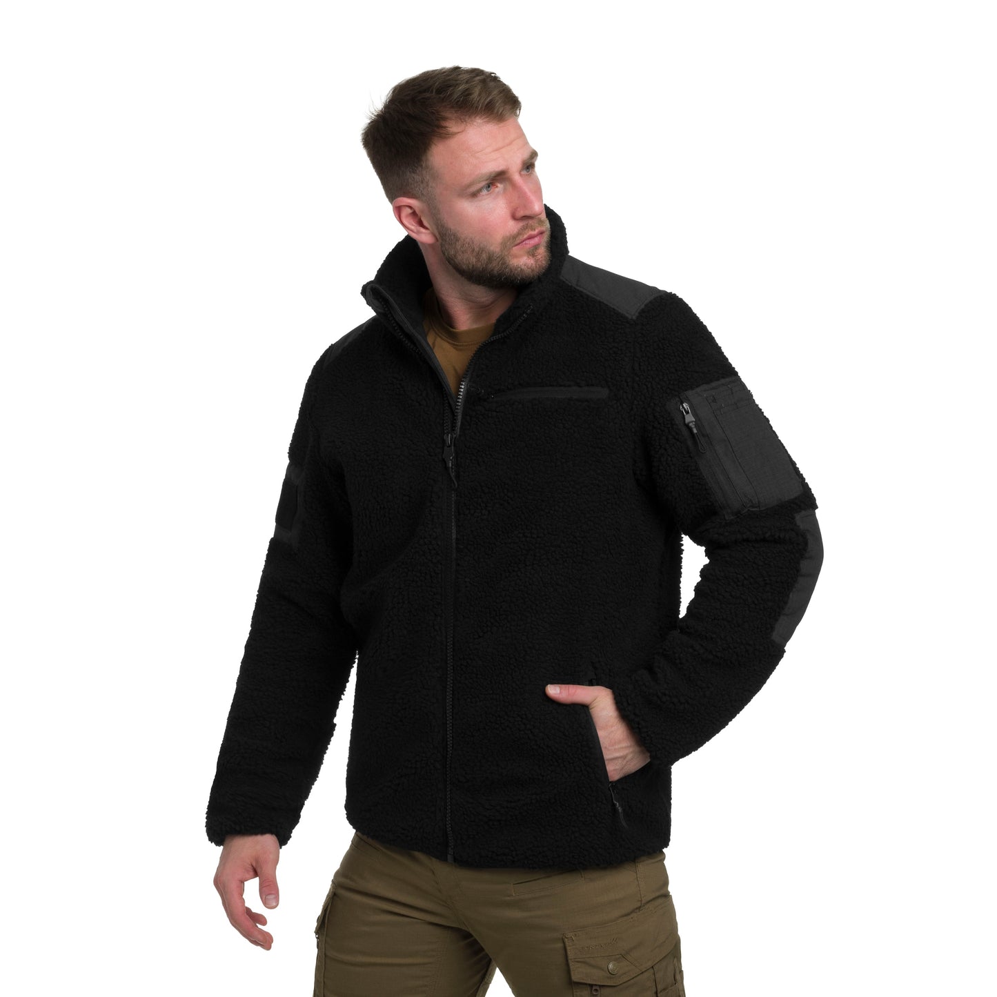 Polar Military Wear Tactical Teddyfleece - Black