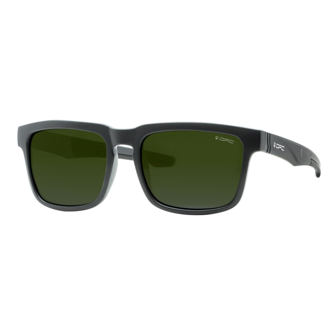 Okulary przeciwsłoneczne OPC Lifestyle California Matt Graphite Green z polaryzacją