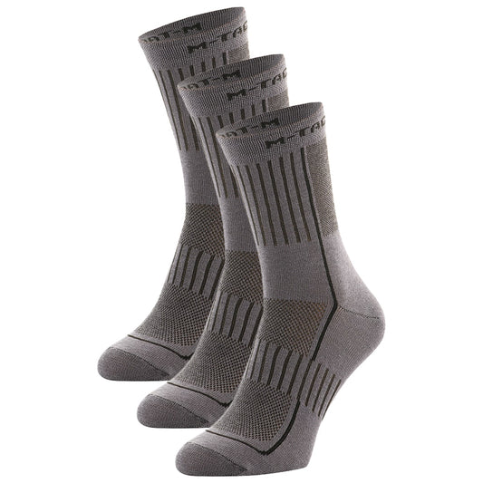 Skarpety M-Tac Mk.3 Dark Grey - 3 pary