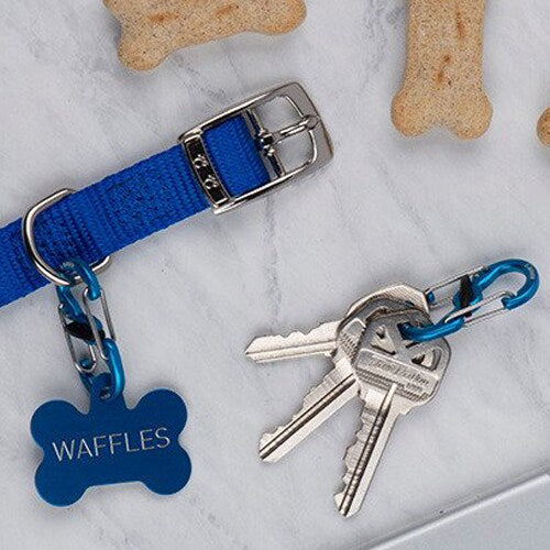 Karabińczyk Nite Ize S-Biner MicroLock Aluminum Blue - 2 szt.