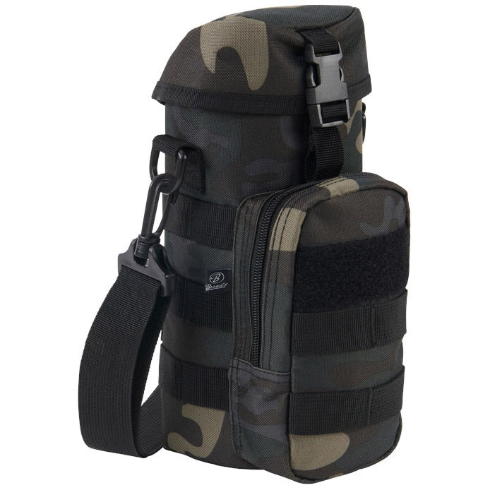 Pokrowiec na butelkę Brandit Bottle Holder II - Dark Camo