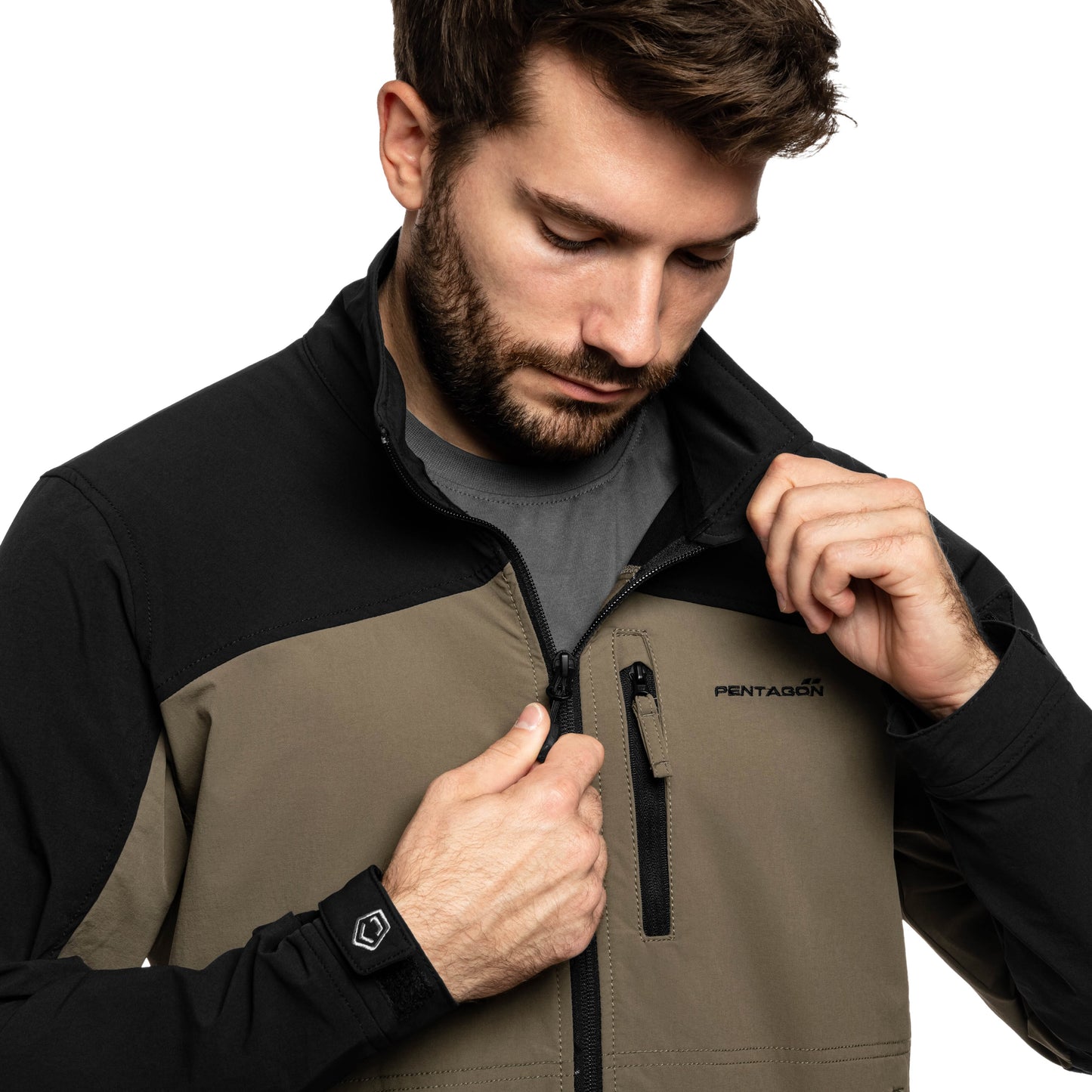 Kurtka Pentagon Elite Light Softshell - RAL7013/Mix