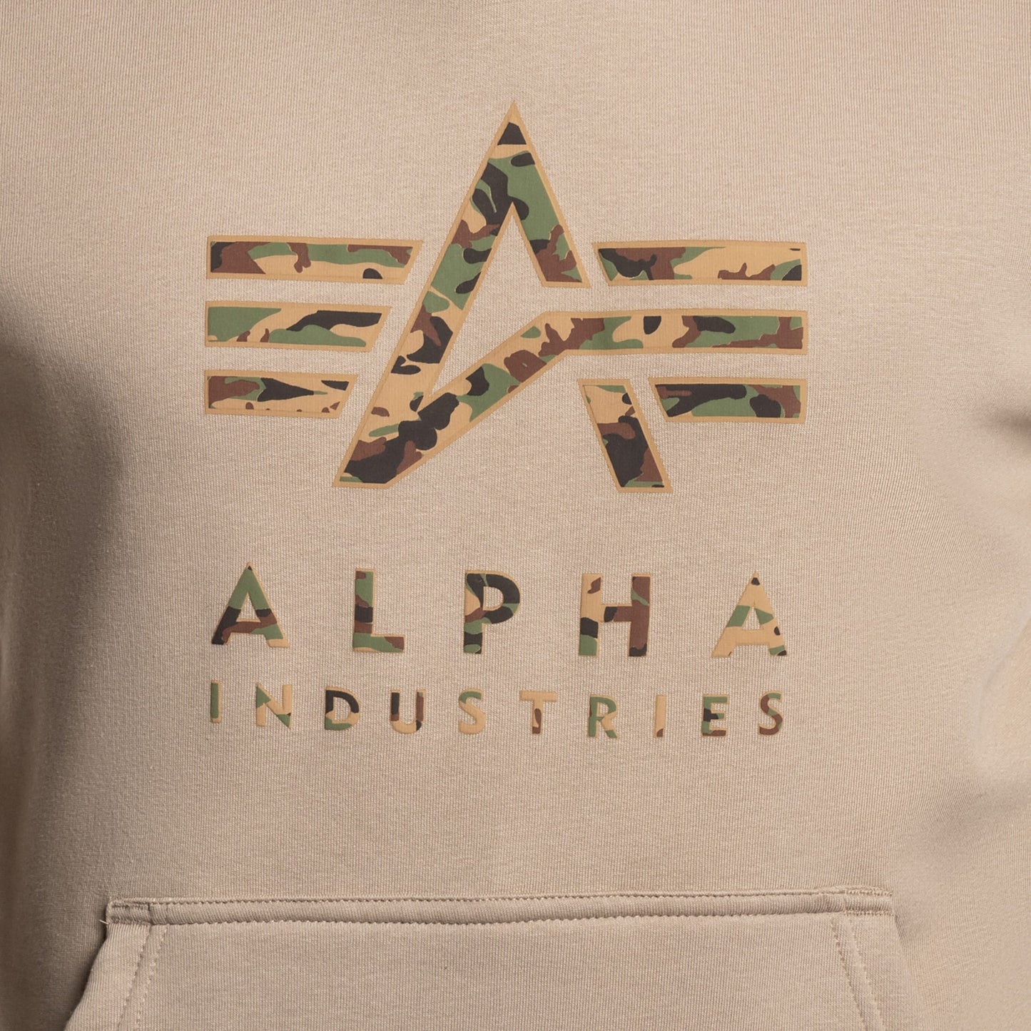 Bluza Alpha Industries Camo TPU Hoody - Vintage Sand