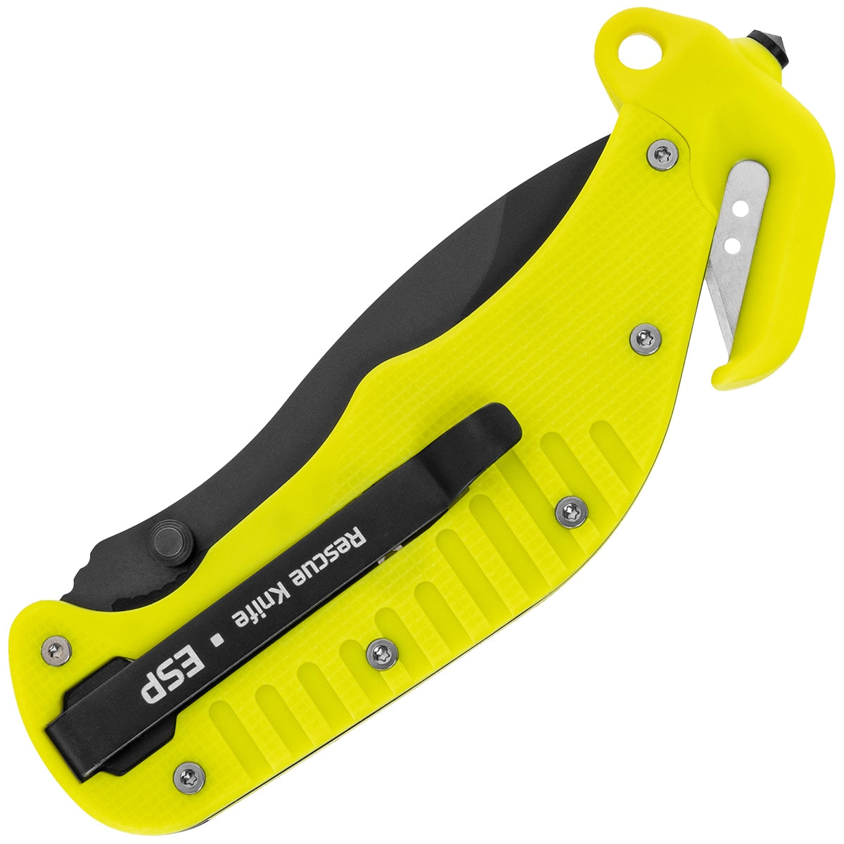 Nóż składany ratowniczy ESP RKY-01-S Rescue Knife - Yellow
