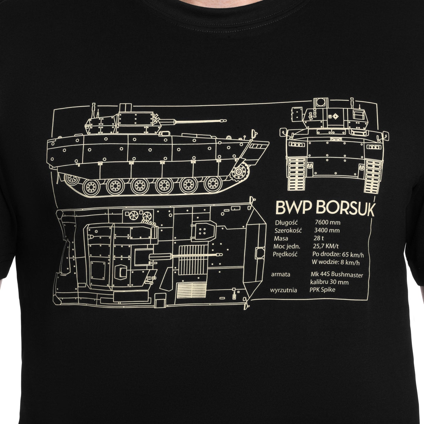 Koszulka T-Shirt Borsuk - Black