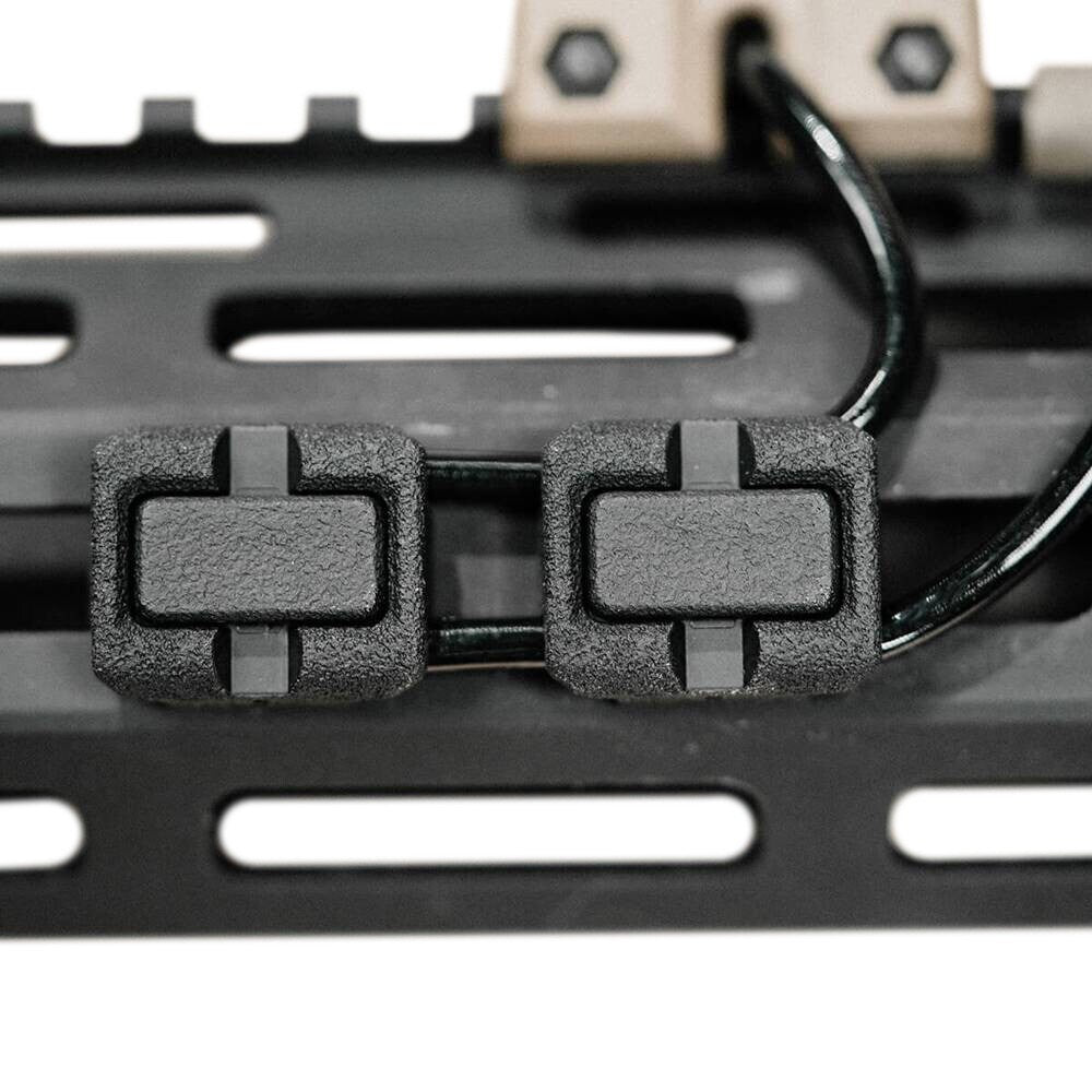 Organizery okablowania łoża Magpul Wire Control Kit M-LOK 6 szt. - Black