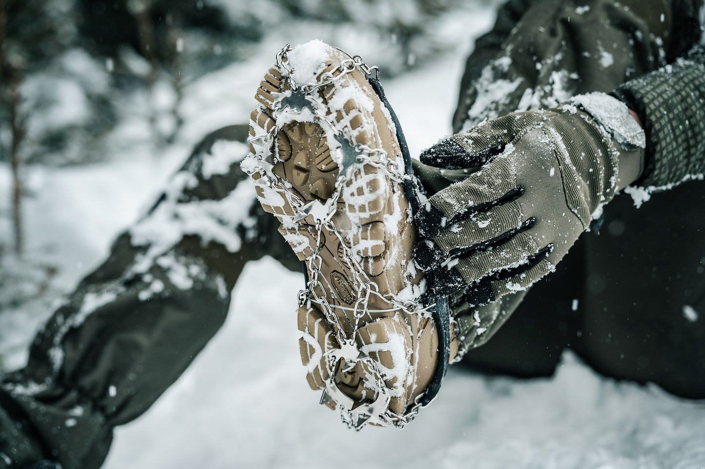 Rękawice Helikon Impact Duty Winter Mk2 - Olive Green/Black