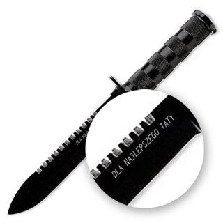 Nóż Mil-Tec Survival Knife + zestaw survivalowy