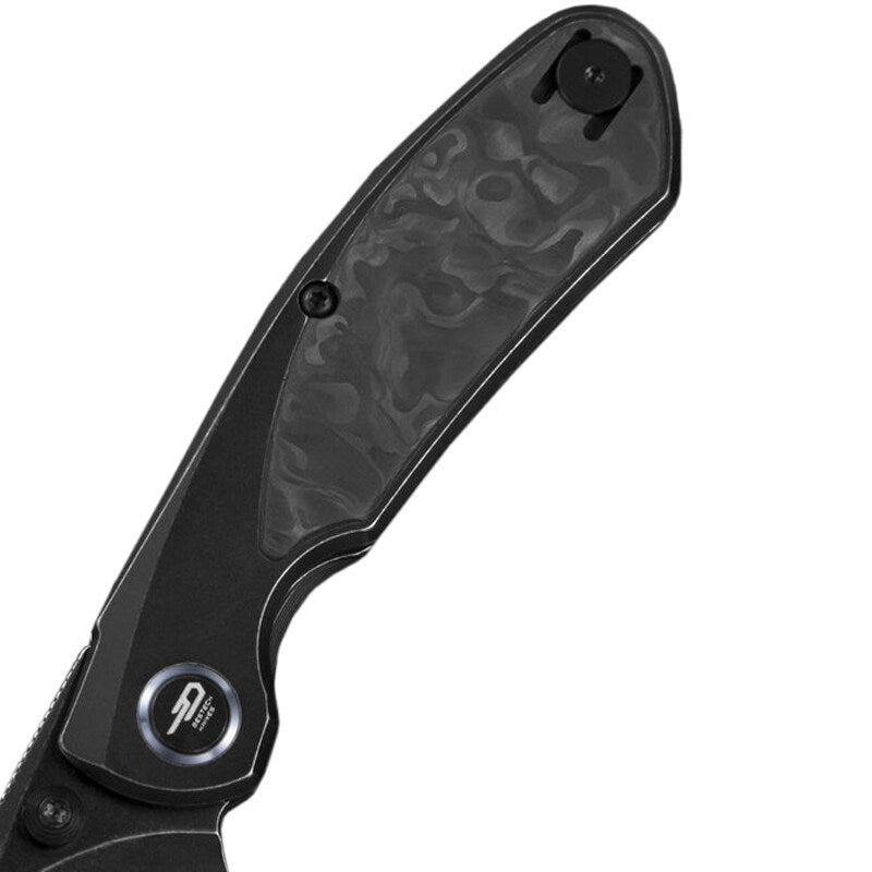 Nóż składany Bestech Knives Lito - Black Stonewash/Titanium Carbon Fiber