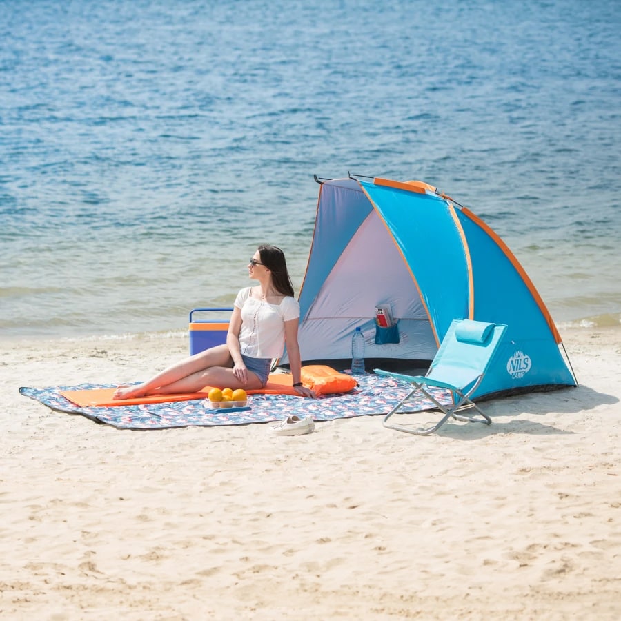 Namiot plażowy Nils Camp NC8030 - Niebieski