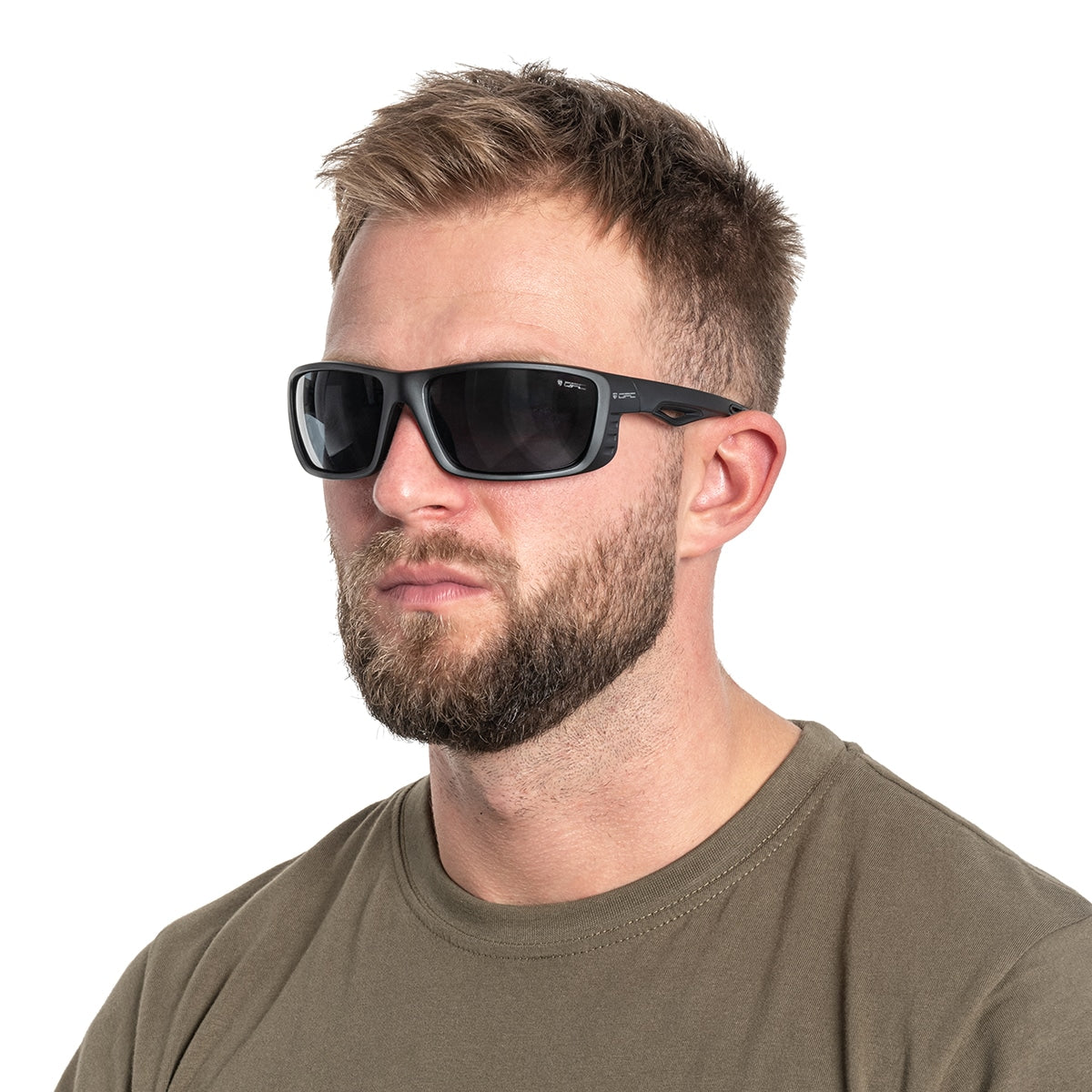 Okulary przeciwsłoneczne OPC Sport Everest Blk Mat Smoke z polaryzacją