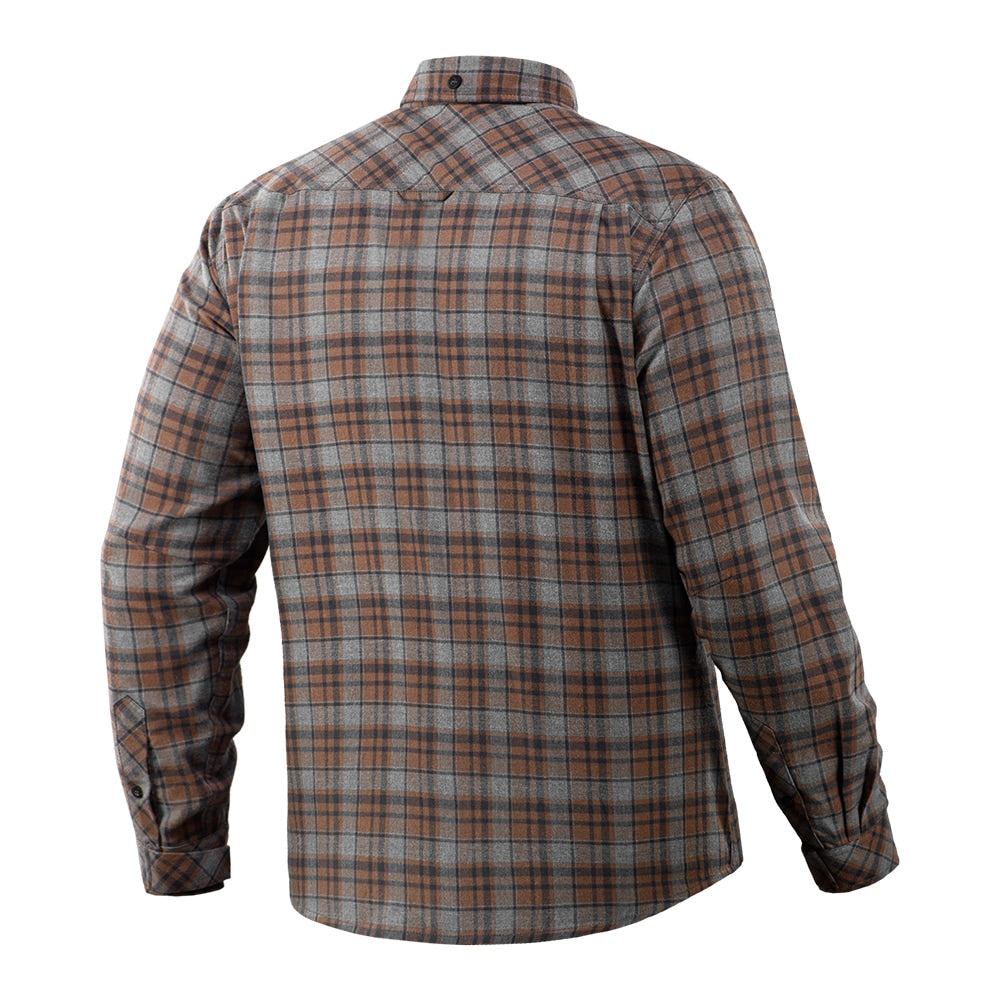 Koszula M-Tac Lumberjack Merino Cold Weather - Grey/Brown