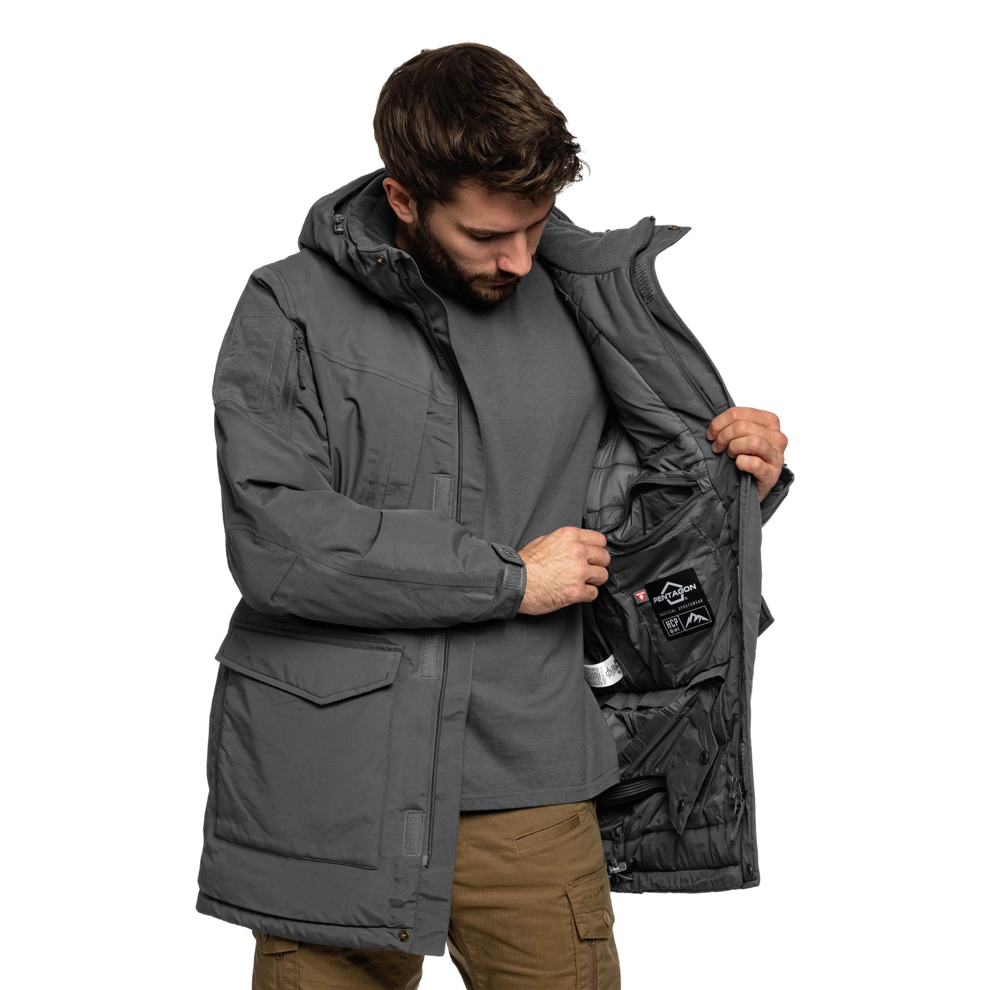 Kurtka Pentagon HCP Parka - Cinder Grey