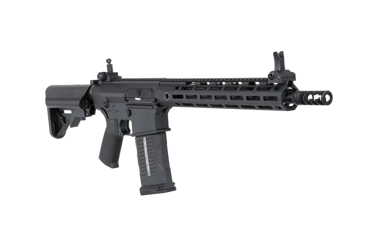 Karabin wyborowy AEG A&K SR25-P-E2 M-LOK-3 z polimerową kolbą - Black