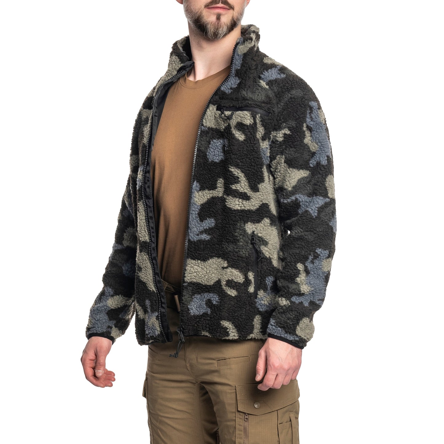 Kurtka Brandit Teddyfleece Jacket - Dark Camo