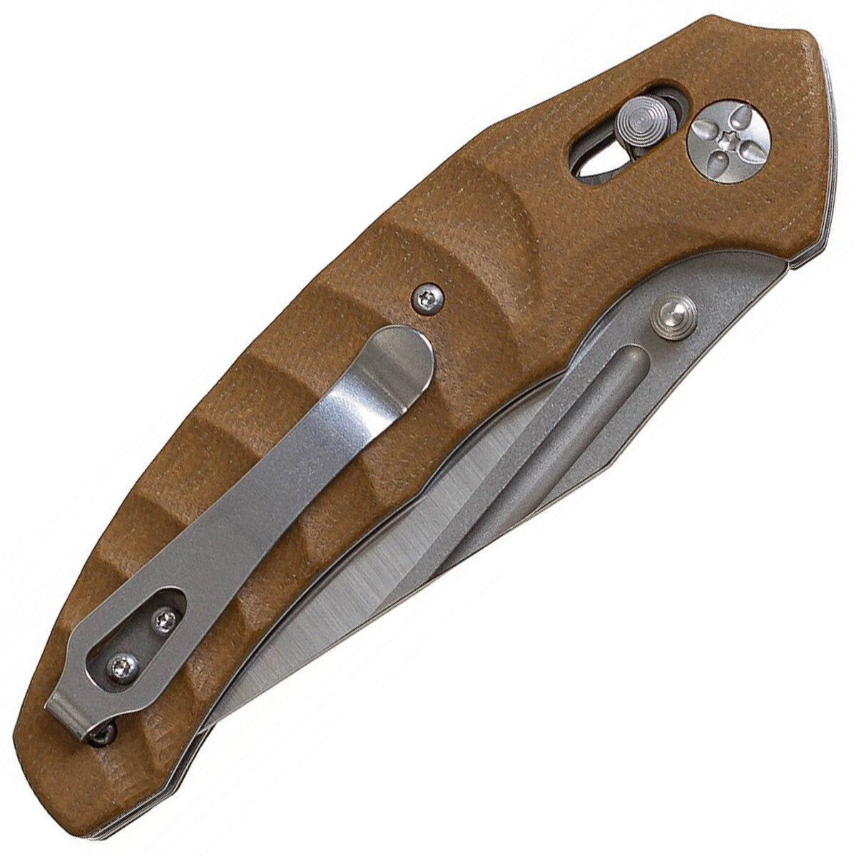Nóż składany MFH Fox Outdoor Jack Knife Clip-Point - Micarta
