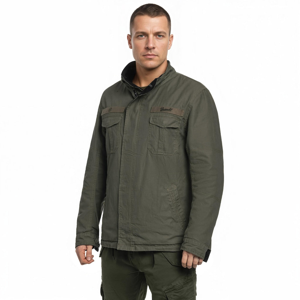 Kurtka dwustronna Brandit Twister Reverse - Black/Olive