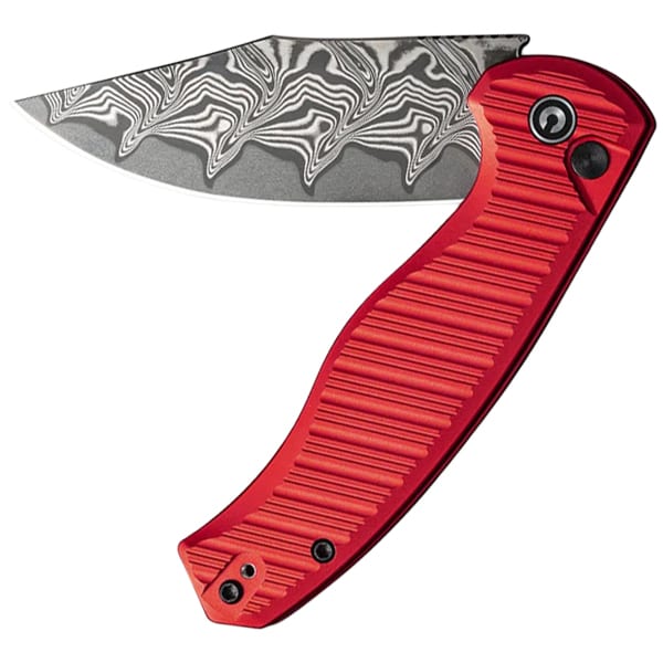 Nóż składany Civivi Stormhowl Damascus Aluminum - Red