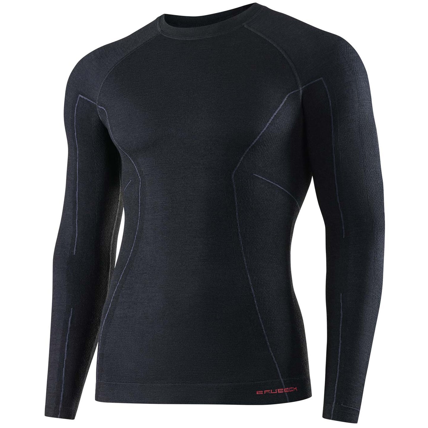 Koszulka termoaktywna Brubeck Active Wool - Czarna