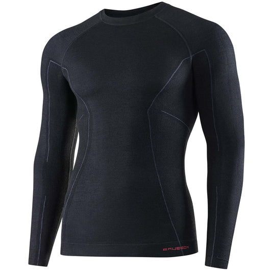 Koszulka termoaktywna Brubeck Active Wool - Czarna