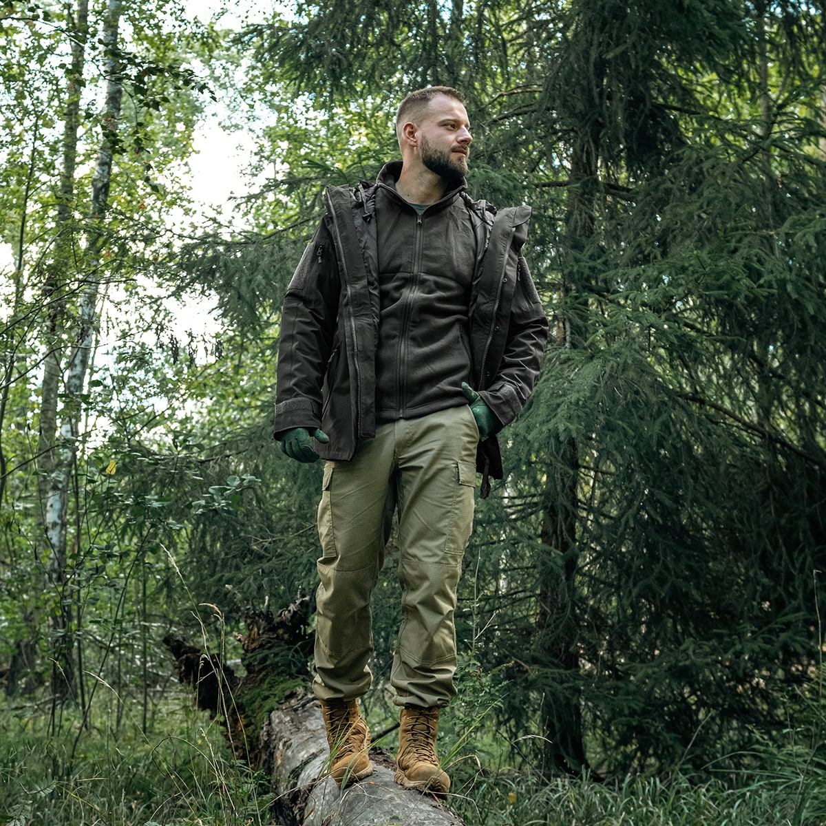 Kurtka Mil-Tec ECWCS Wet Weather Gen.II z podpinką Black