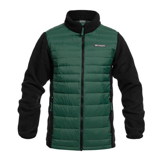 Kurtka Columbia Juniper Peak Hybrid Down Jacket - Rain Forest