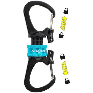 Karabińczyk Nite Ize SlideLock 360 st. Magnetic Locking Dual Carabiner - Blue