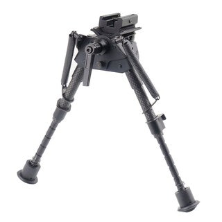 Dwójnóg składany Rokstad Harris/Picatinny 155-230 mm obrotowy - Black