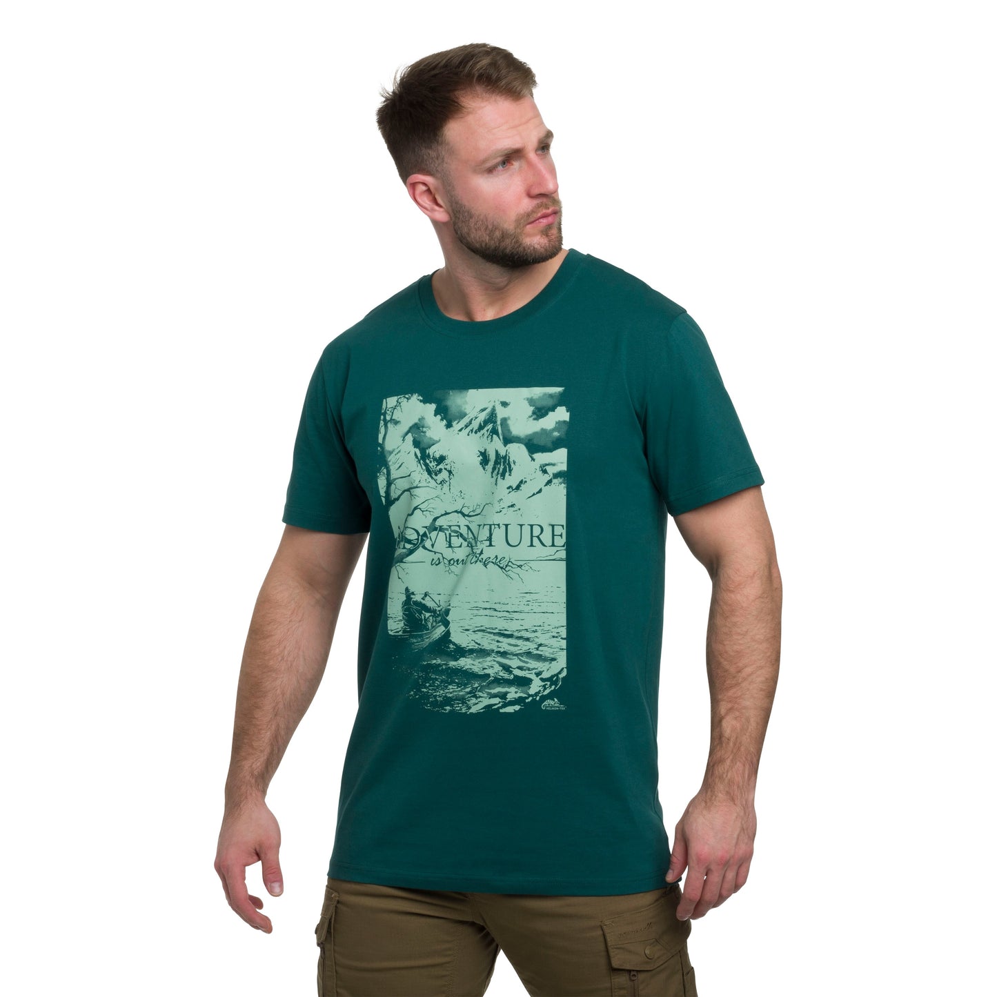 Koszulka T-shirt Helikon Adventure is out there - Dark Azure