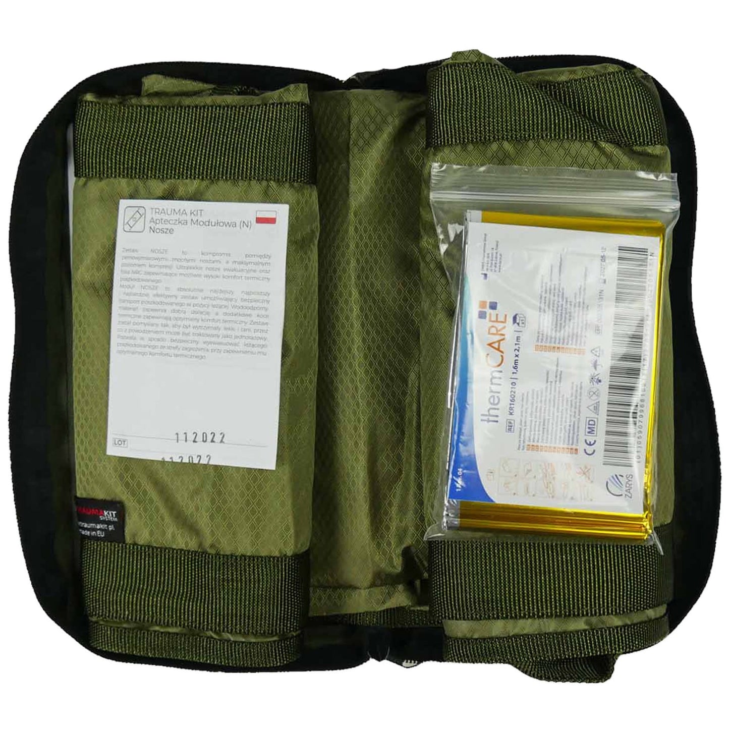 Apteczka modułowa AedMax Trauma Kit Nosze - Zielona
