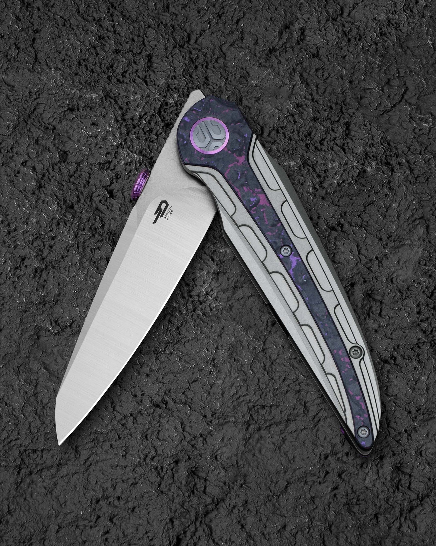 Nóż składany Bestech Knives Prydwen - Bead Blast