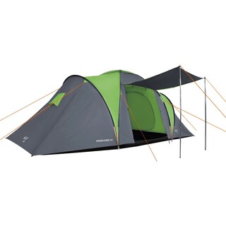 Namiot 4-osobowy Nils Camp Highland IV NC6431 - Zielono-Szary