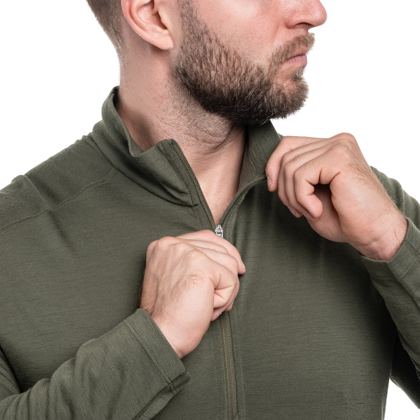 Koszulka termoaktywna Icebreaker Merino Oasis Half Zip - Loden