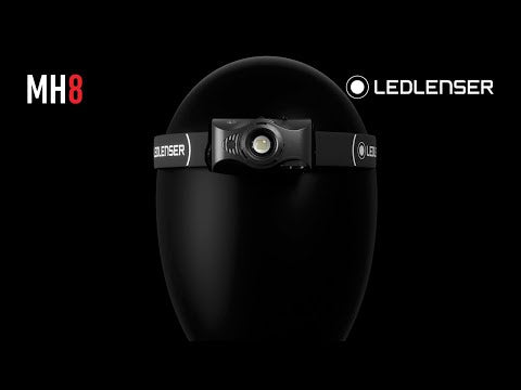 Latarka czołowa Ledlenser MH8 Black/Black - 600 lumenów