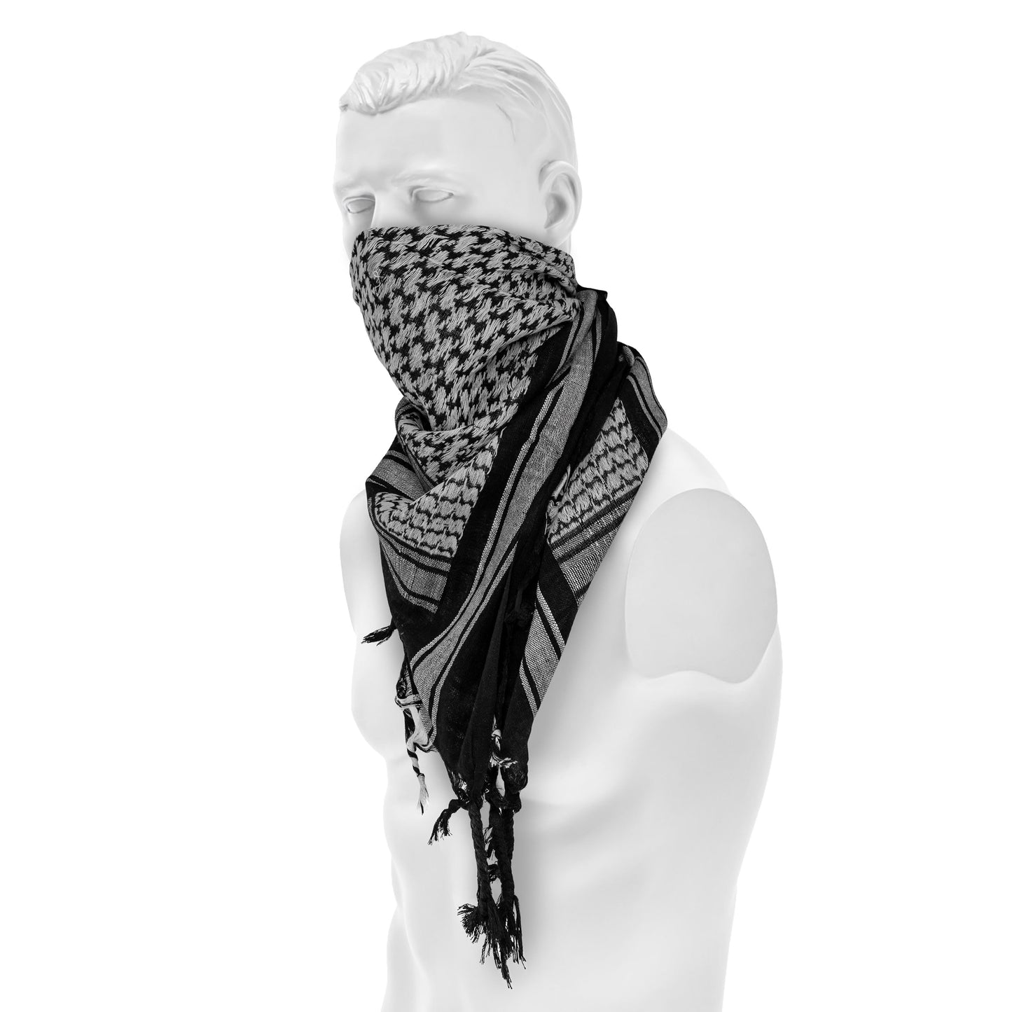 Arafatka chusta ochronna Mil-Tec - Black/White