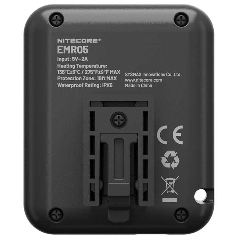 Bezprzewodowy odstraszacz komarów Nitecore EMR05 - Black