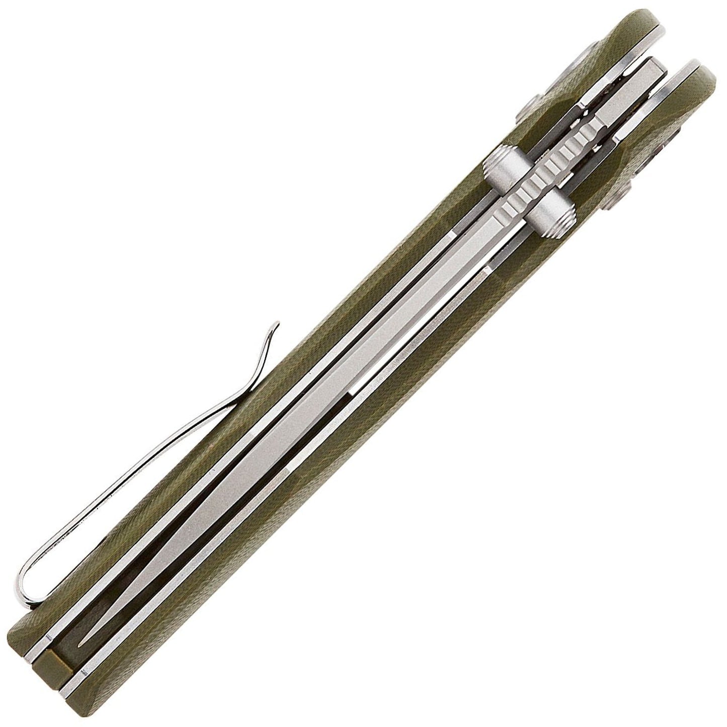 Nóż składany Bestechman Ronan Stonewash - OD Green