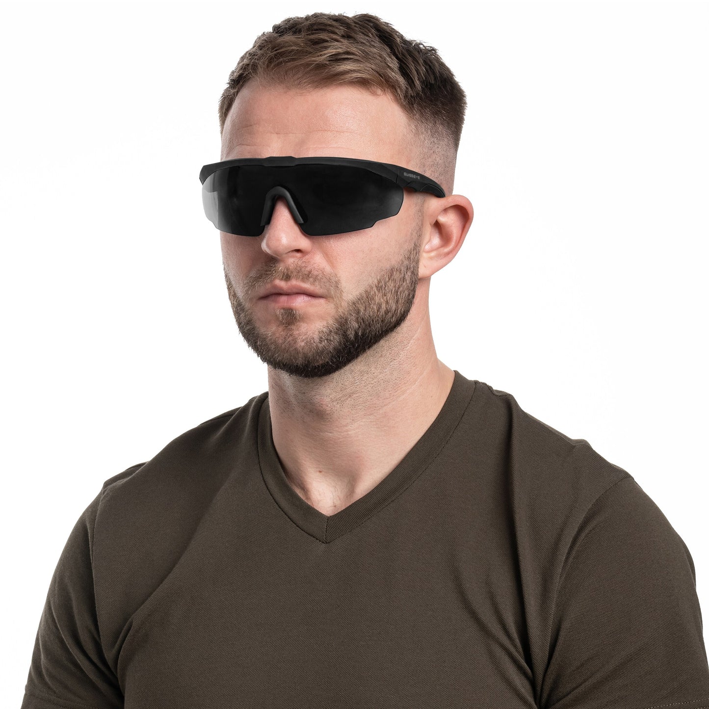 Okulary taktyczne SwissEye Blackhawk - Czarne