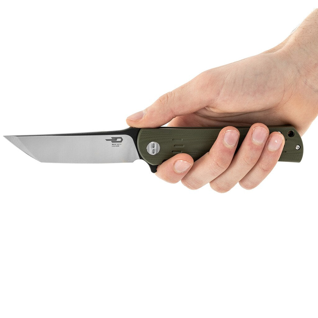 Nóż składany Bestech Knives Kendo Two Tone - Olive