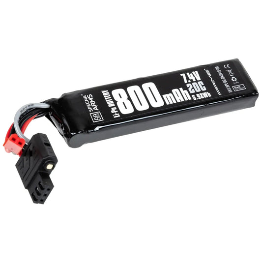 Akumulator ASG Specna Arms x Gens Ace Li-Po 7,4 V 800 mAh G-Tech 20C - JST