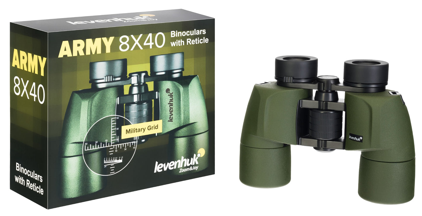 Lornetka Levenhuk Army 8x40 z siatką celowniczą