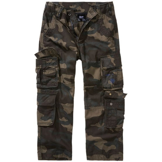 Spodnie dziecięce Brandit Pure - Dark Camo