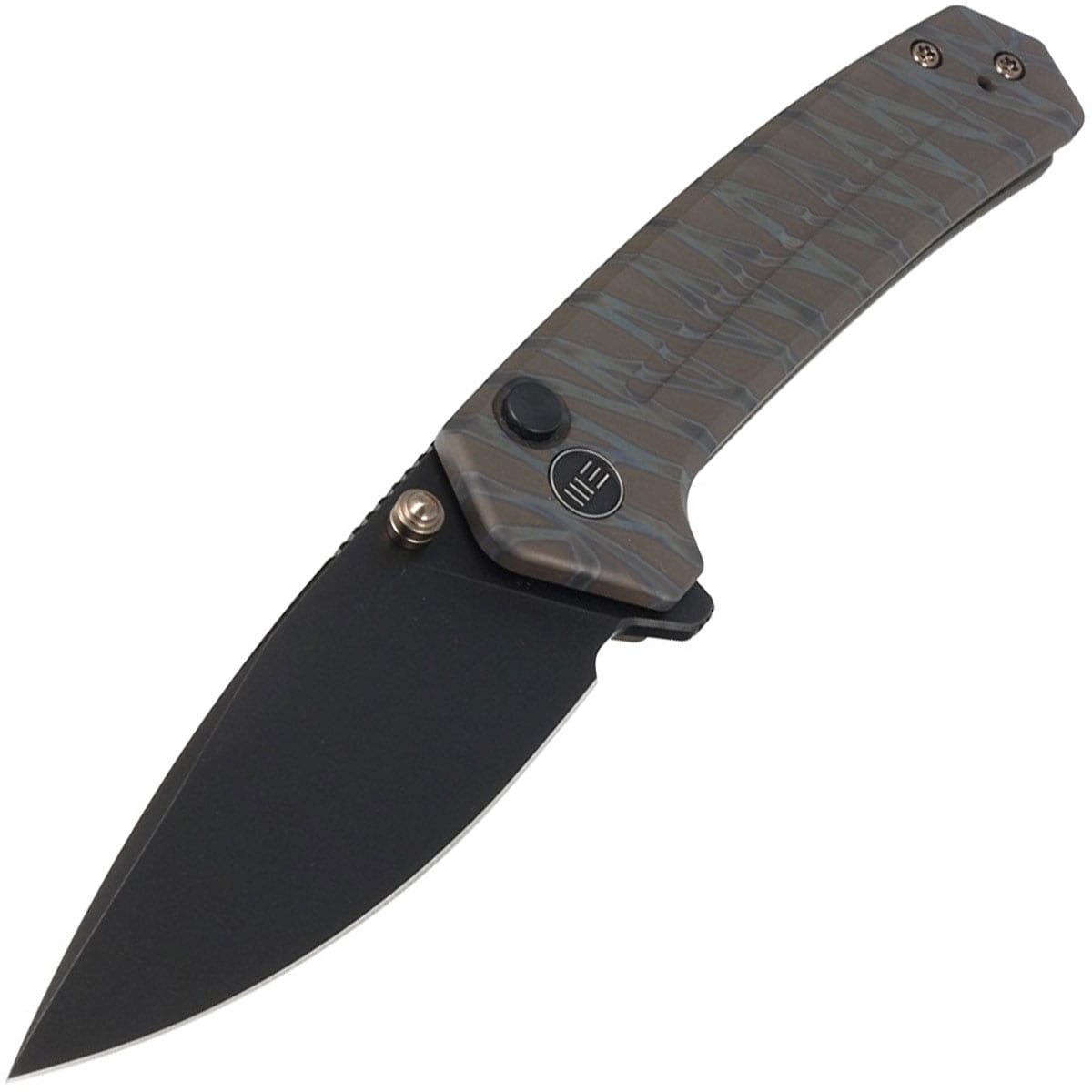 Nóż składany WE Knife Culex - Tiger Stripe Pattern Flamed Titanium Handle