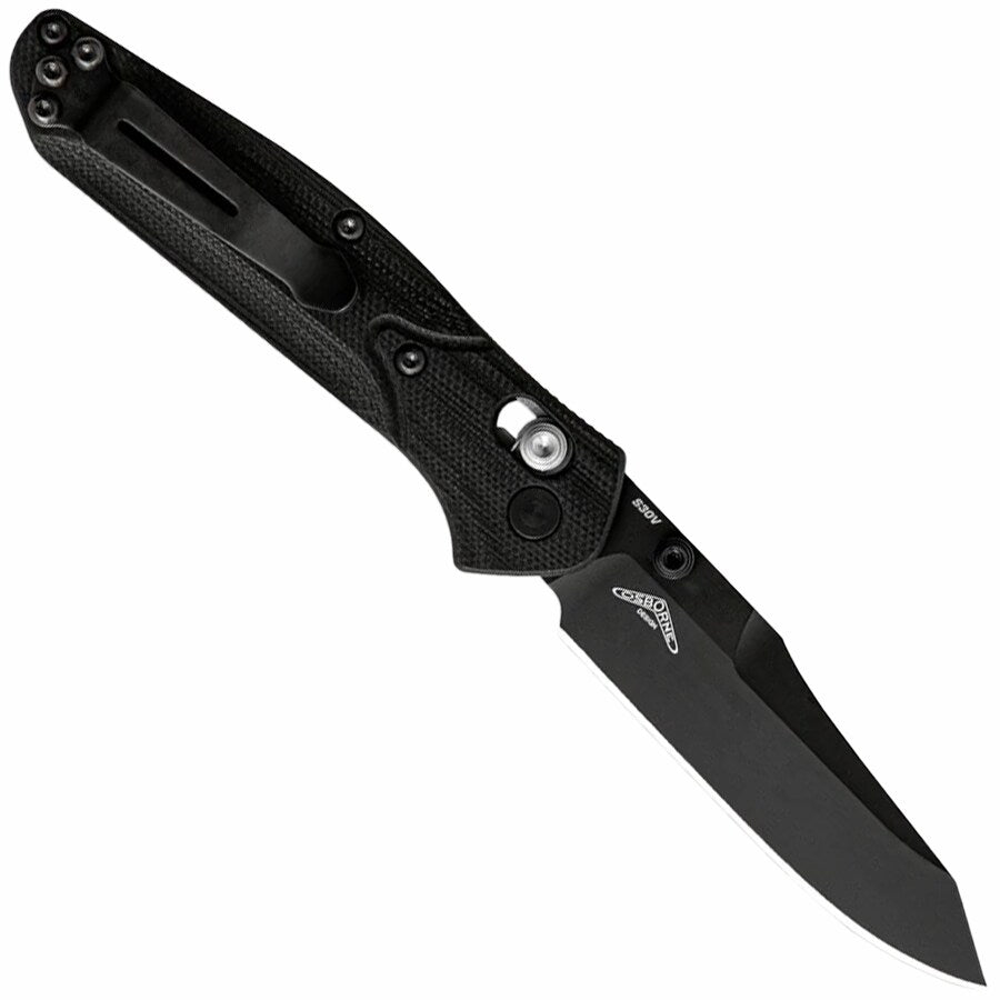 Nóż składany Benchmade Mini Osborne CPM-S30V - Blue&Black G10