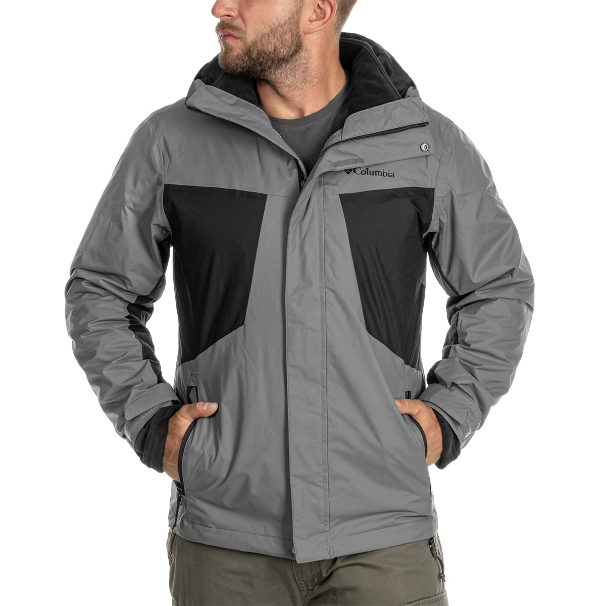 Kurtka Columbia Tunnel Falls Interchange City Grey/Black
